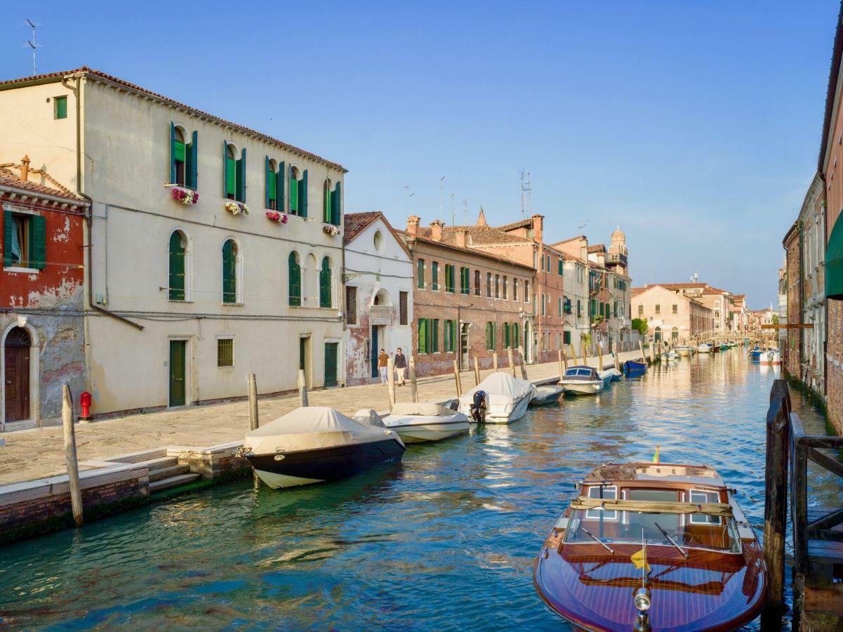 Art Painting Apartment With Canal View Venedig Exteriör bild